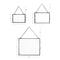 Hello Honey® 3 Pack Black Metal Hanging Photo Frame